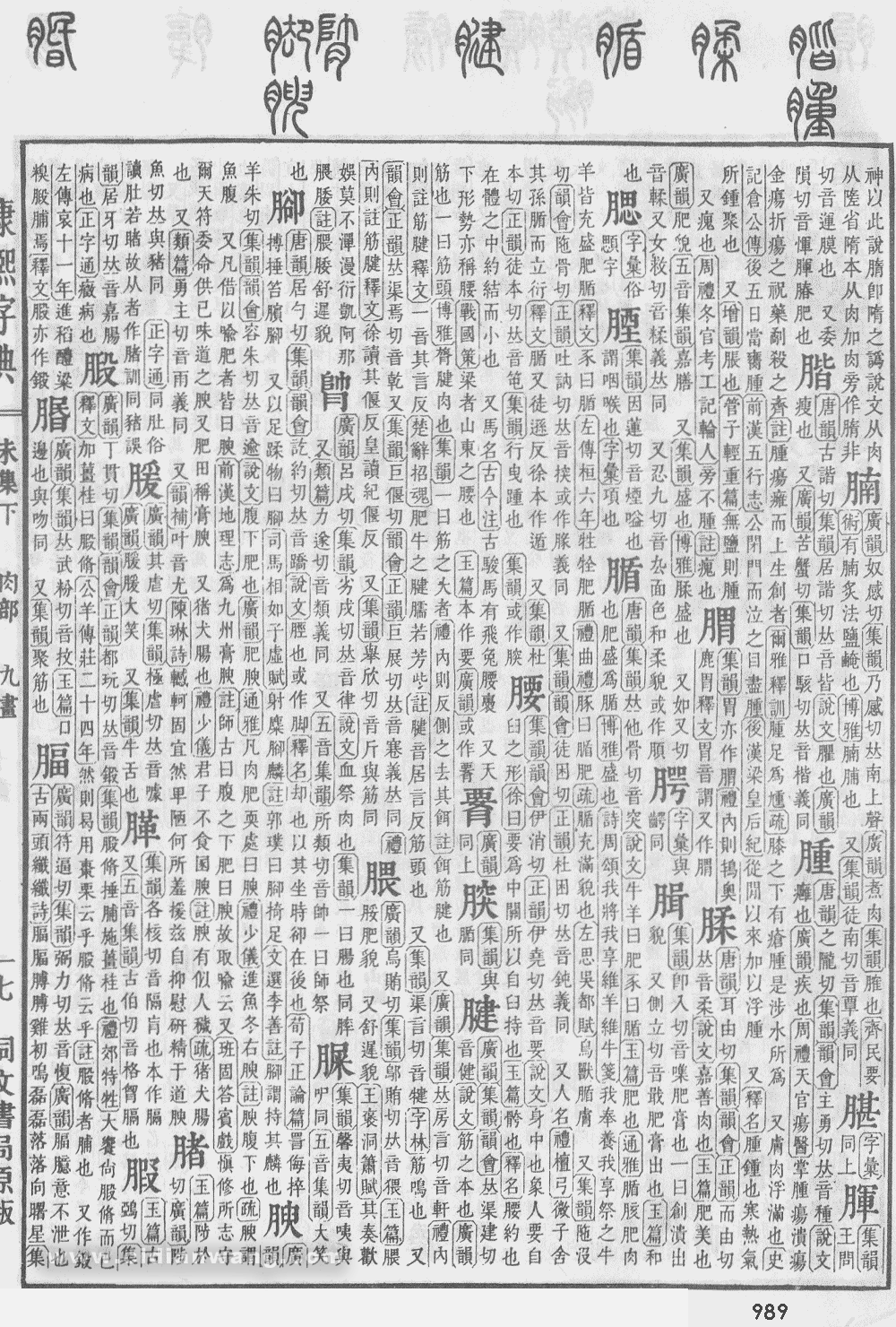 康熙字典扫描版第989页